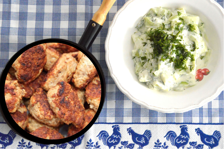 Frikadeller med Kartoffelsalat