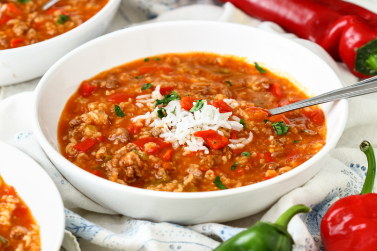 stuffedgreenpeppersoup